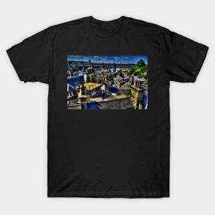 Quayside Rooftops At Newcastle Upon Tyne T-Shirt